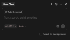Cursor AI chat panel